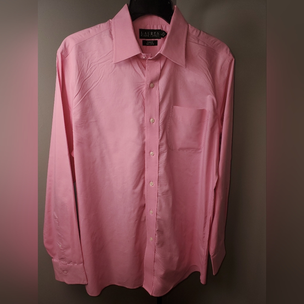 Ralph Lauren Men's Pink Dress Shirt